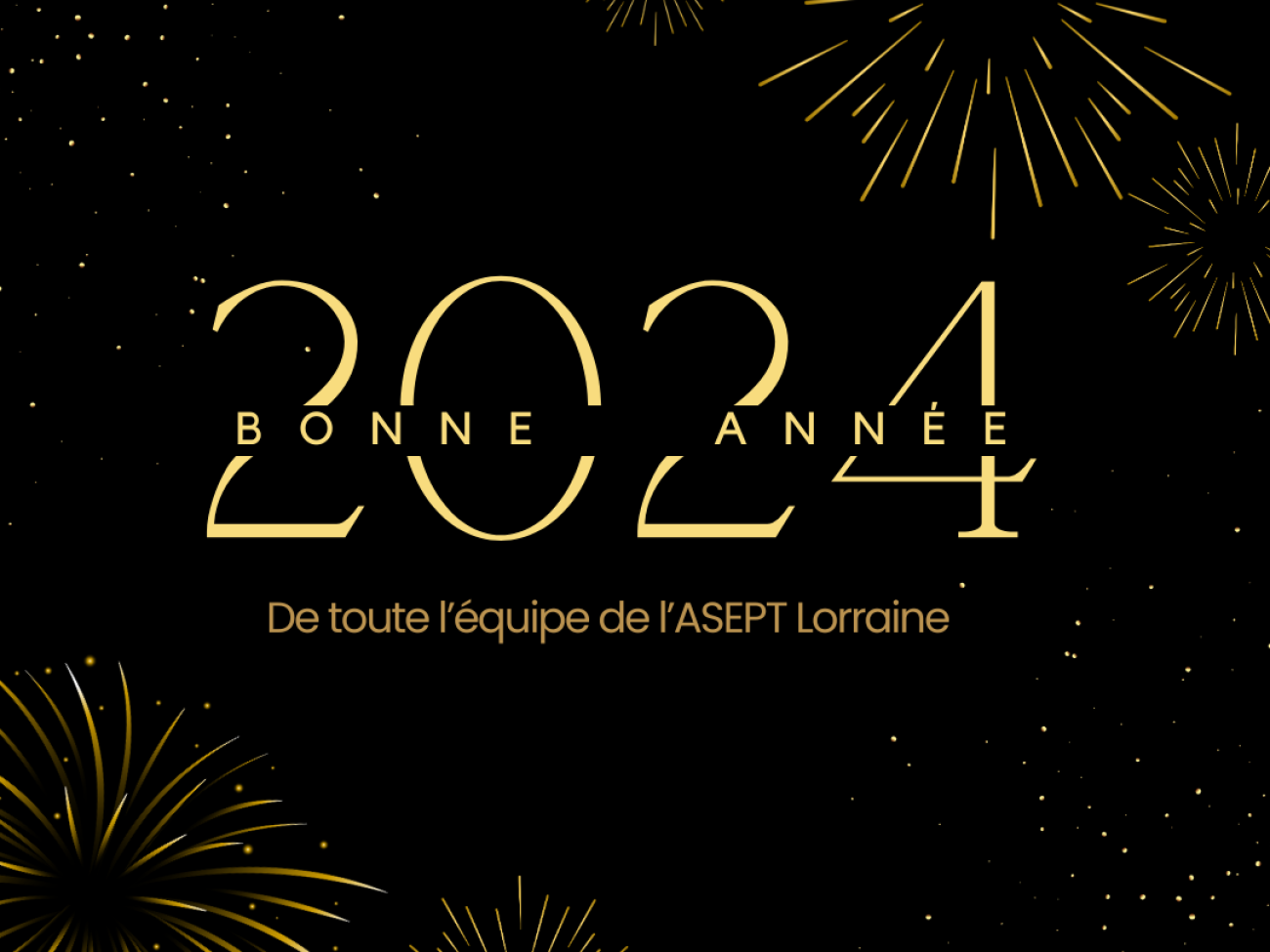 Gold Classy New Year Greeting Instagram Post