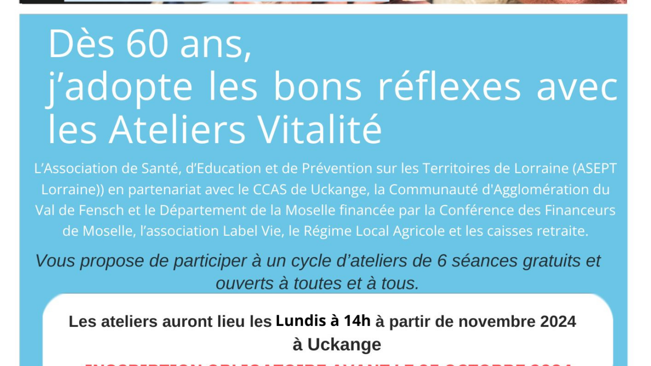 Affiche vitalité - Uckange 2024