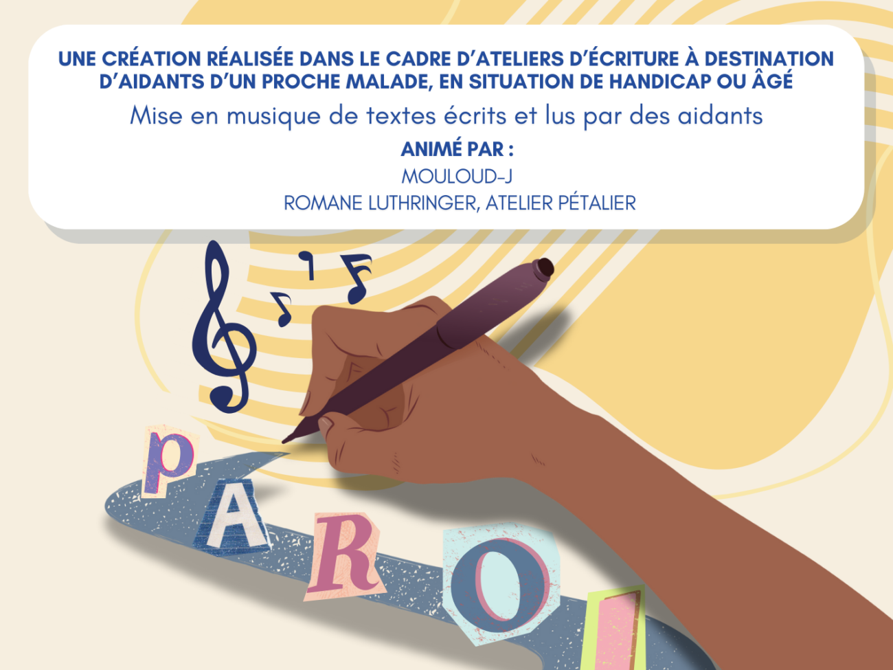 affiche a3 restitution atelier écriture