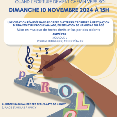 affiche a3 restitution atelier écriture