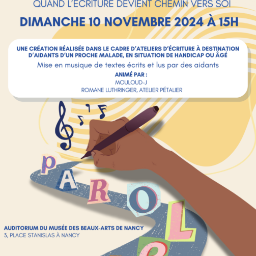 affiche a3 restitution atelier écriture