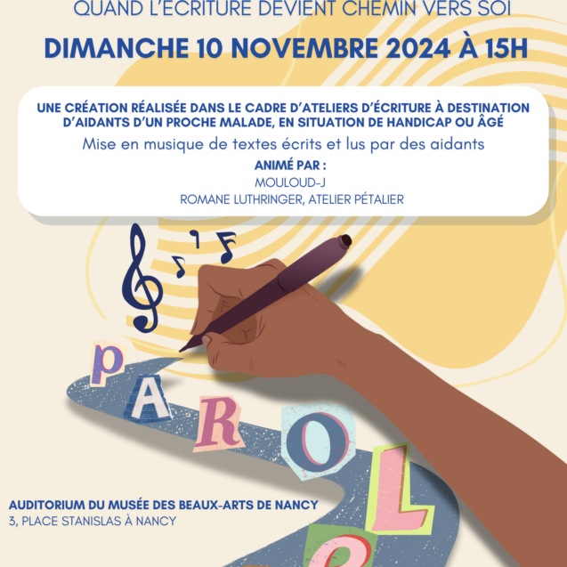 affiche a3 restitution atelier écriture