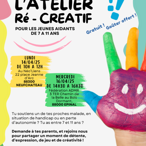 Flyer Atelier Ré-Créatif avril 25
