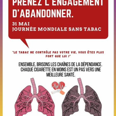 Journée mondiale sans tabac affiche