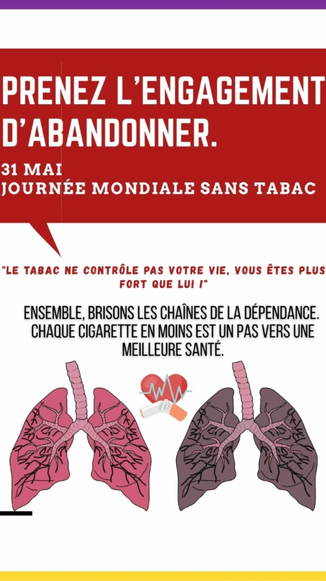 Journée mondiale sans tabac affiche