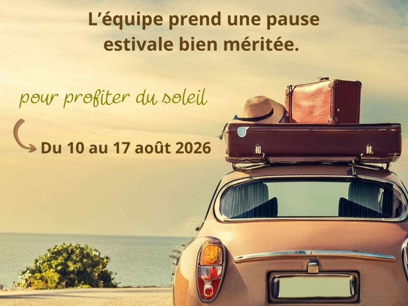 Fermeture asept été 2026